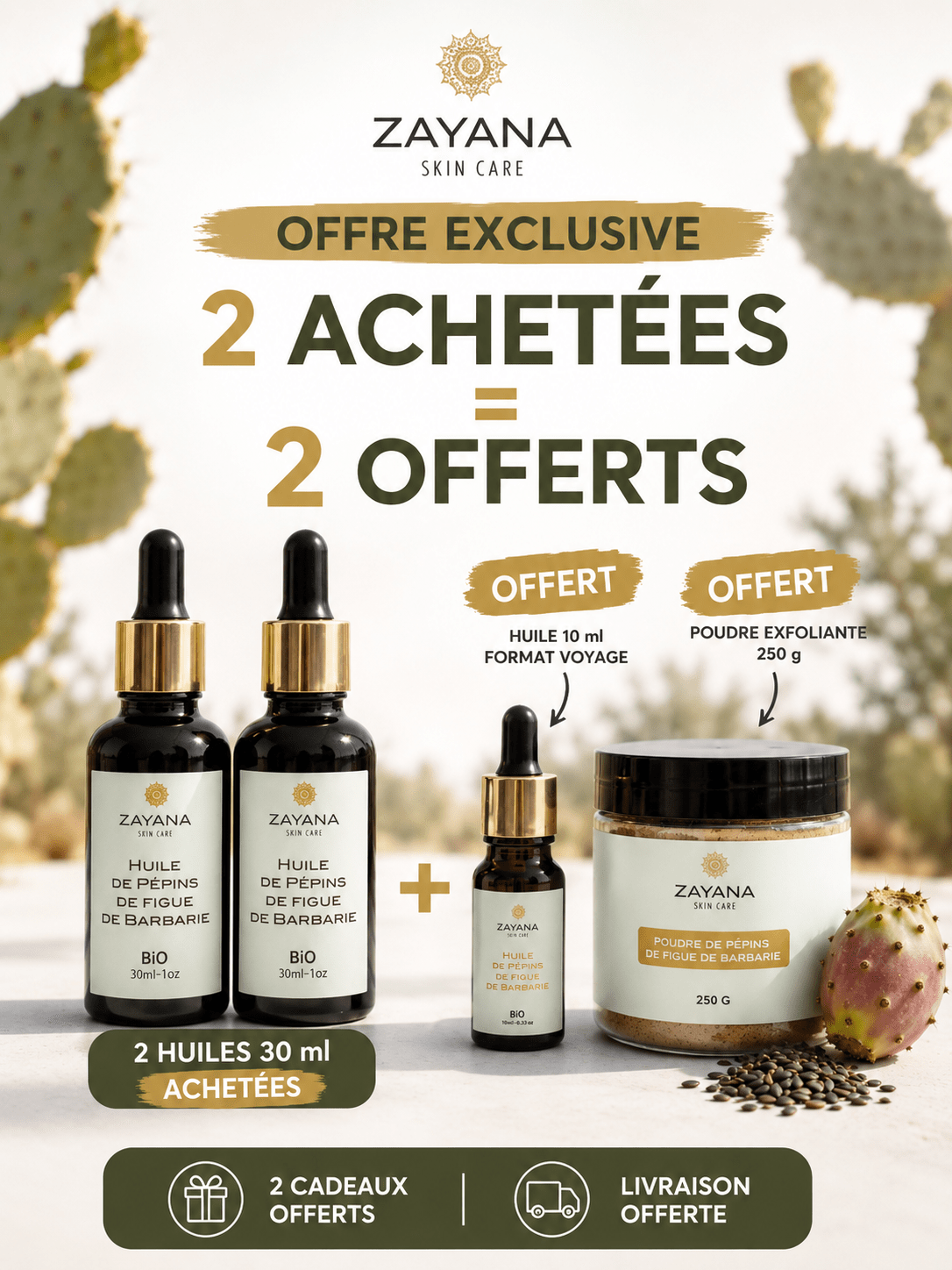 Offre Exceptionnelle Zayana – Routine Complète Anti-Âge